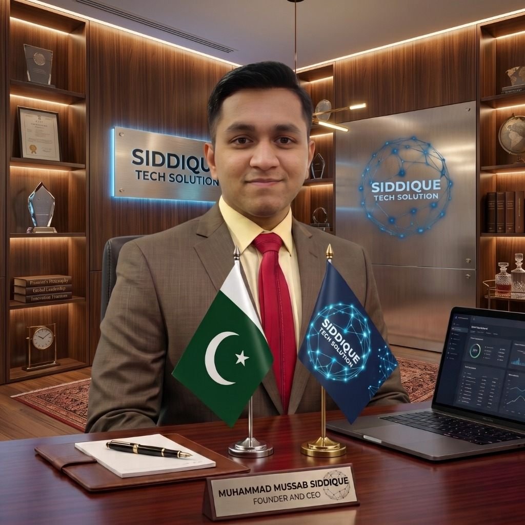 Muhammad Mussab Siddique, Founder & Chief Executive Officer